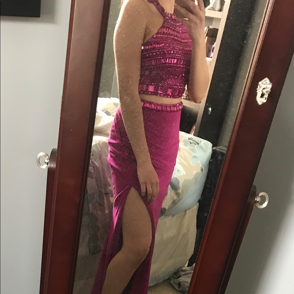 2-Piece Sherri Hill Prom Dress